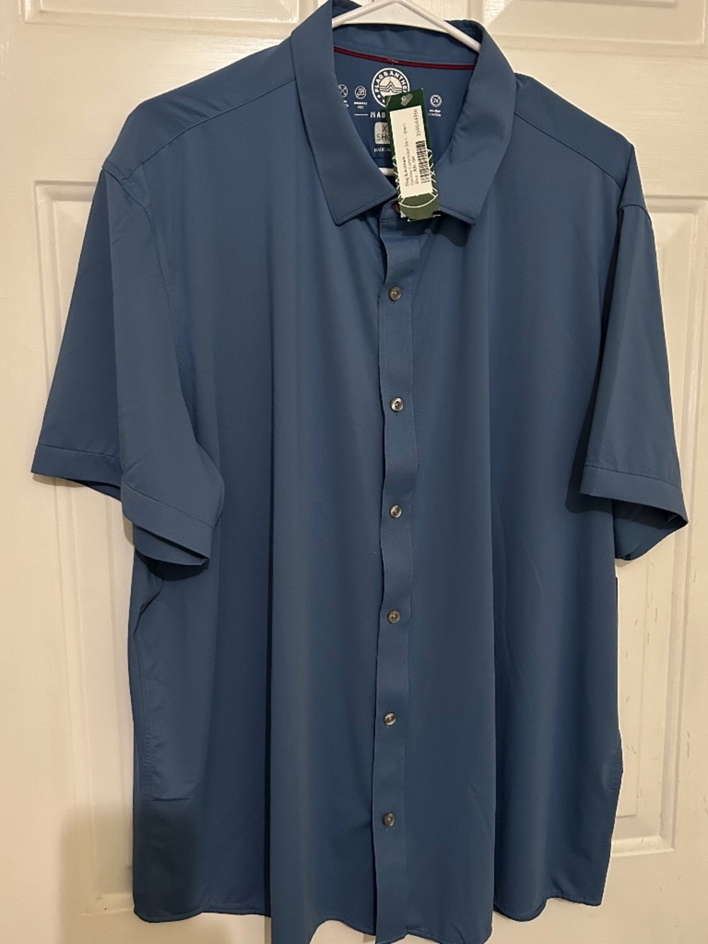 Flag & Anthem, XXL, Fernley Commuter short sleeve shirt, blue
